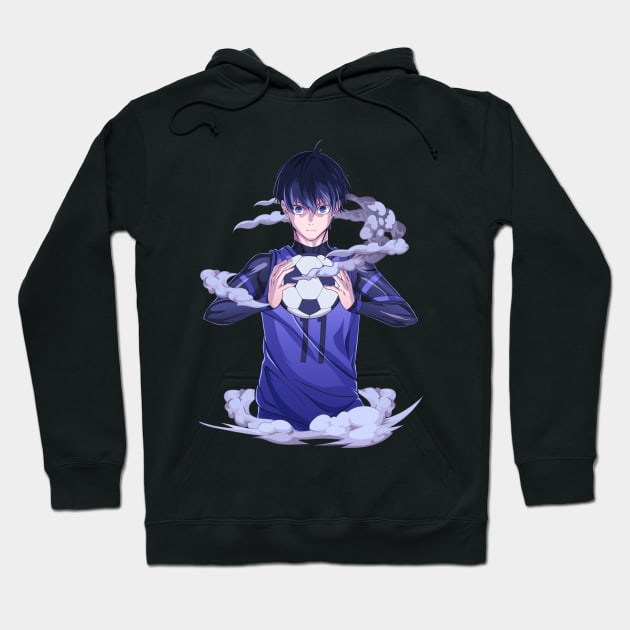 blue lock anime - Yoichi Isagi Hoodie by mounier